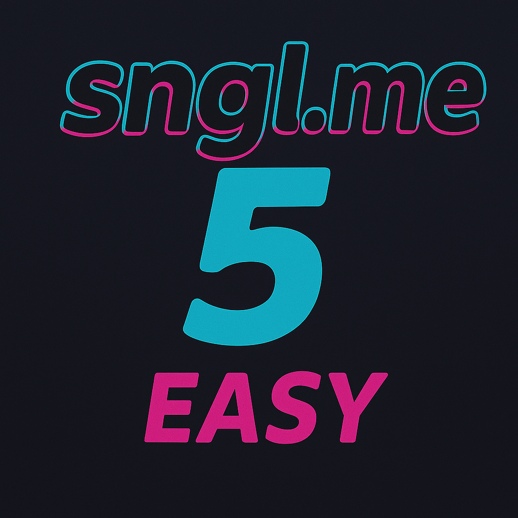 sngl.me Standard Shortcode (5 chars or more) - 1 year