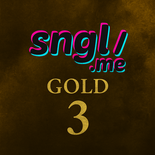 sngl.me Gold Shortcode Upgrade (3 chars) - 1 year